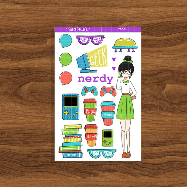 Nerdy | Collection Sticker | C006