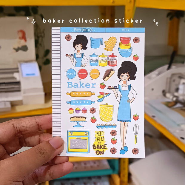 Baker | Collection Sticker | C007