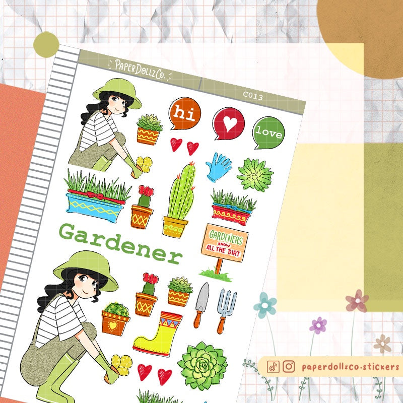 Gardening | Collection Sticker | C013