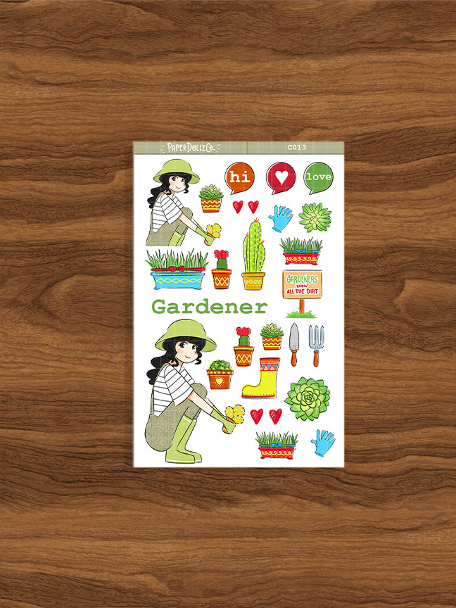 Gardening | Collection Sticker | C013