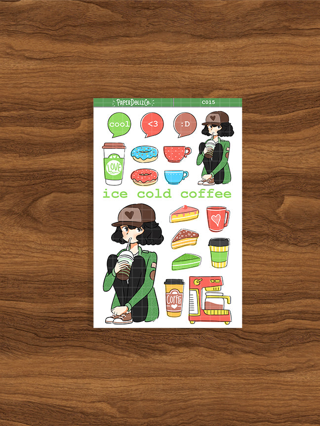 Ice Cold Coffee | Collection Sticker | C015