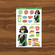 Ice Cold Coffee | Collection Sticker | C015