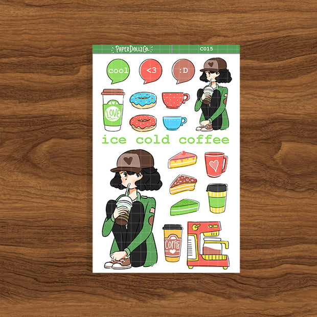 Ice Cold Coffee | Collection Sticker | C015