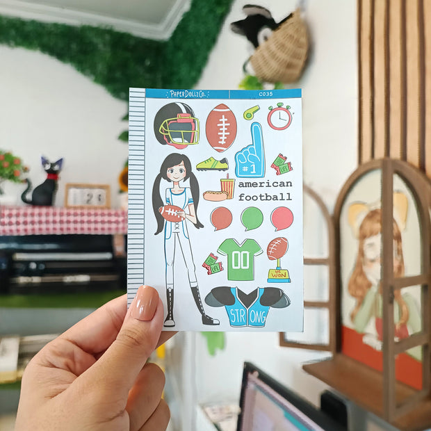 American Foot Ball | Collection Sticker | C035