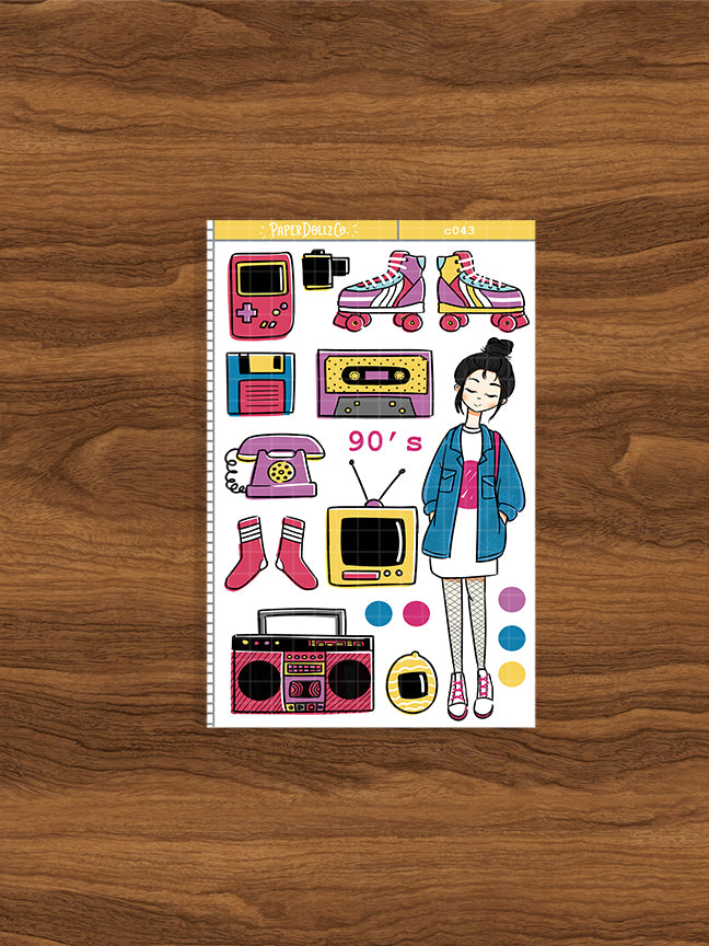 90's Planner | Collection Sticker | C043