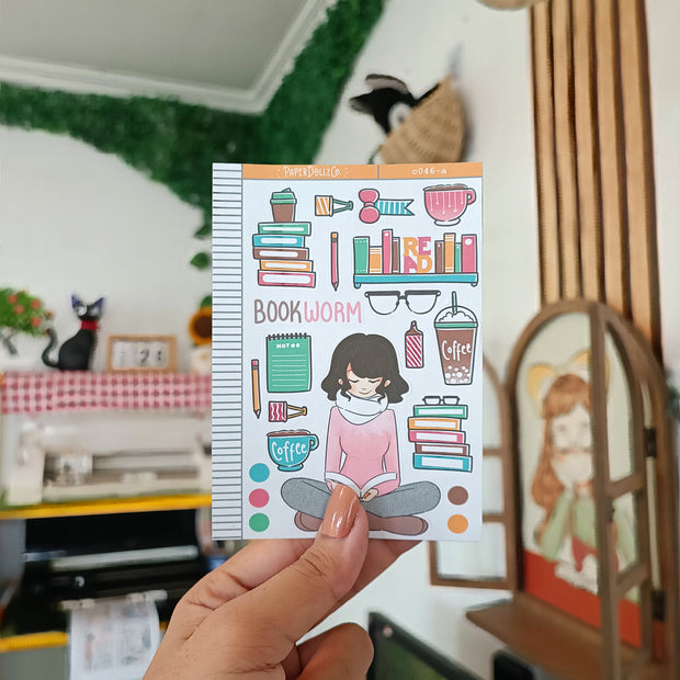 Bookworm | Collection Sticker | C046