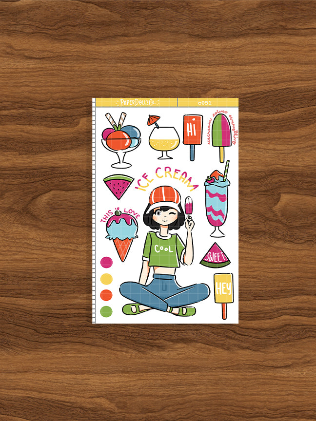 Ice Cream | Collection Sticker | C051