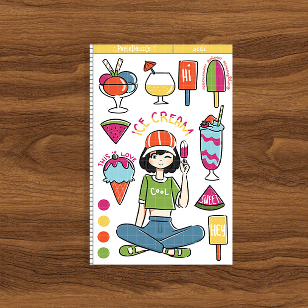 Ice Cream | Collection Sticker | C051