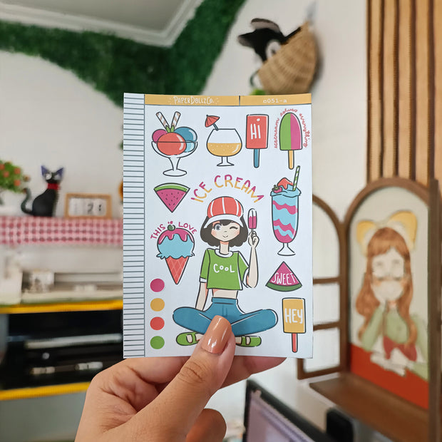 Ice Cream | Collection Sticker | C051