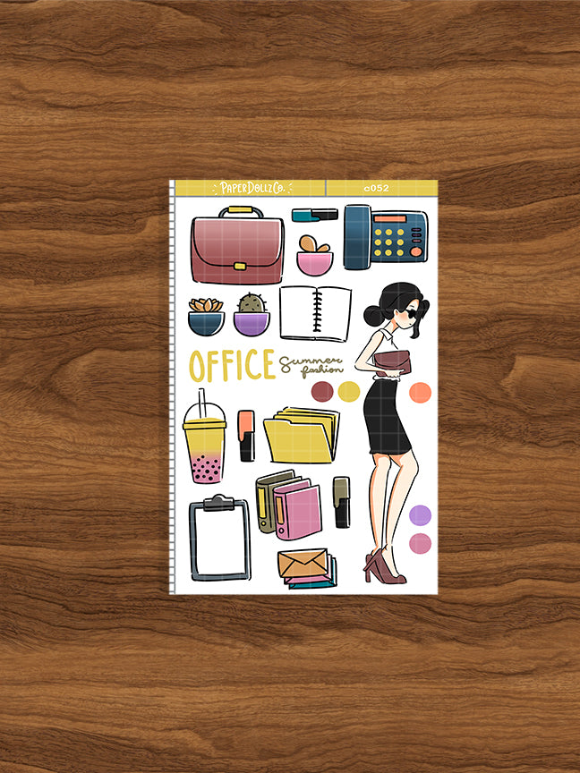 Summer Office Fashion | Collection Sticker | C052
