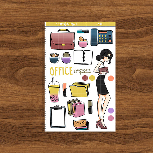 Summer Office Fashion | Collection Sticker | C052