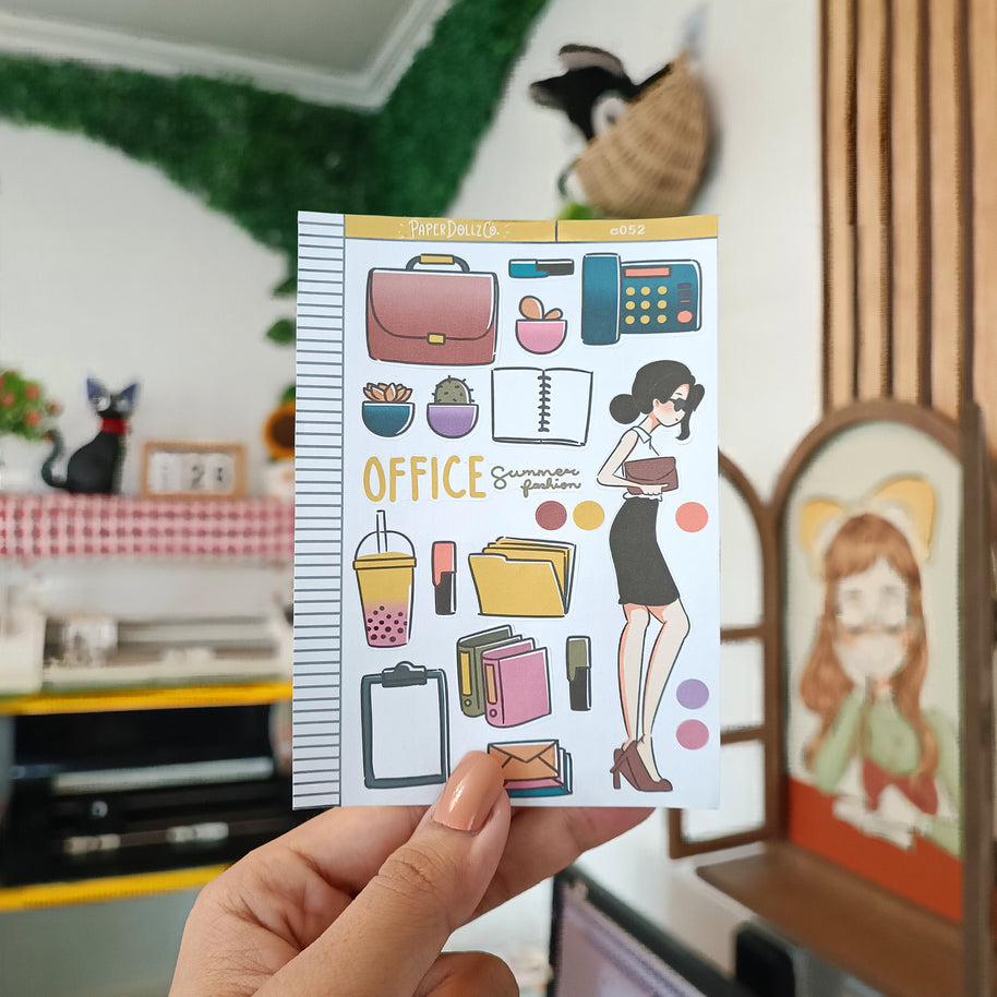 Summer Office Fashion | Collection Sticker | C052