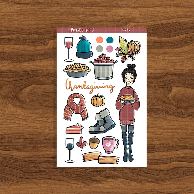 Thanksgiving | Collection Sticker | C057