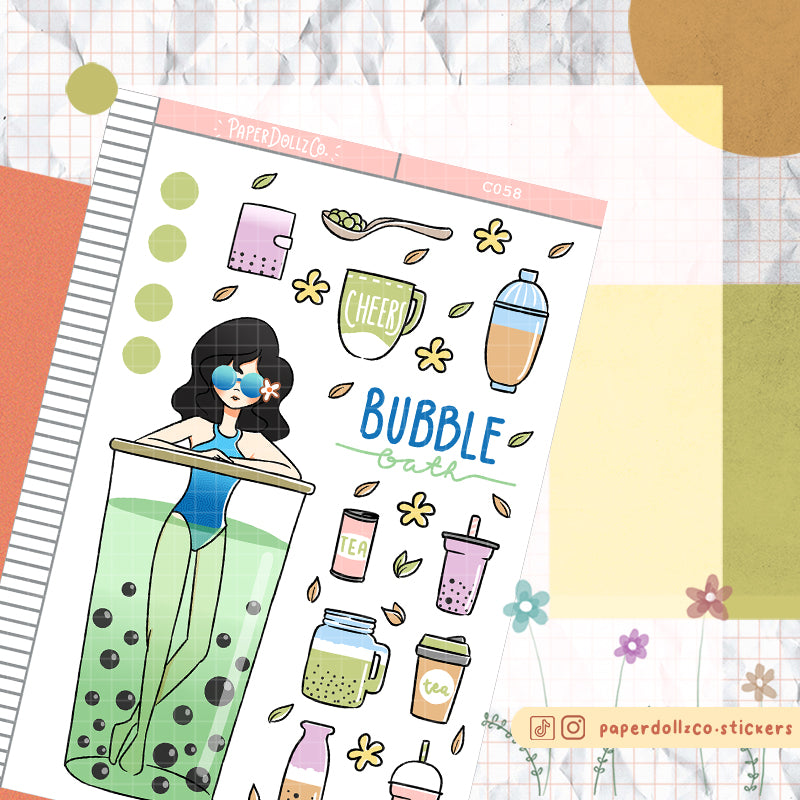 Bubble Bath | Collection Sticker | C058