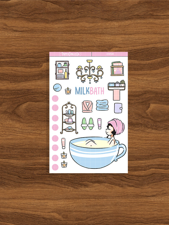 Milk Bath | Collection Sticker | C059