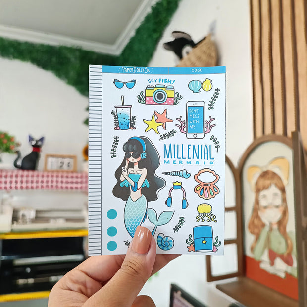 Millenial Mermaid | Collection Sticker | C060