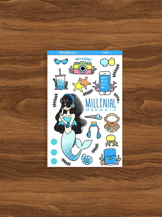 Millenial Mermaid | Collection Sticker | C060