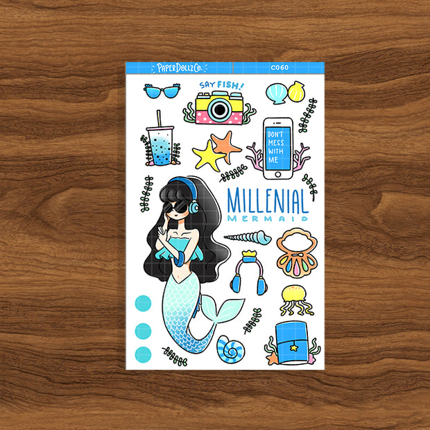 Millenial Mermaid | Collection Sticker | C060
