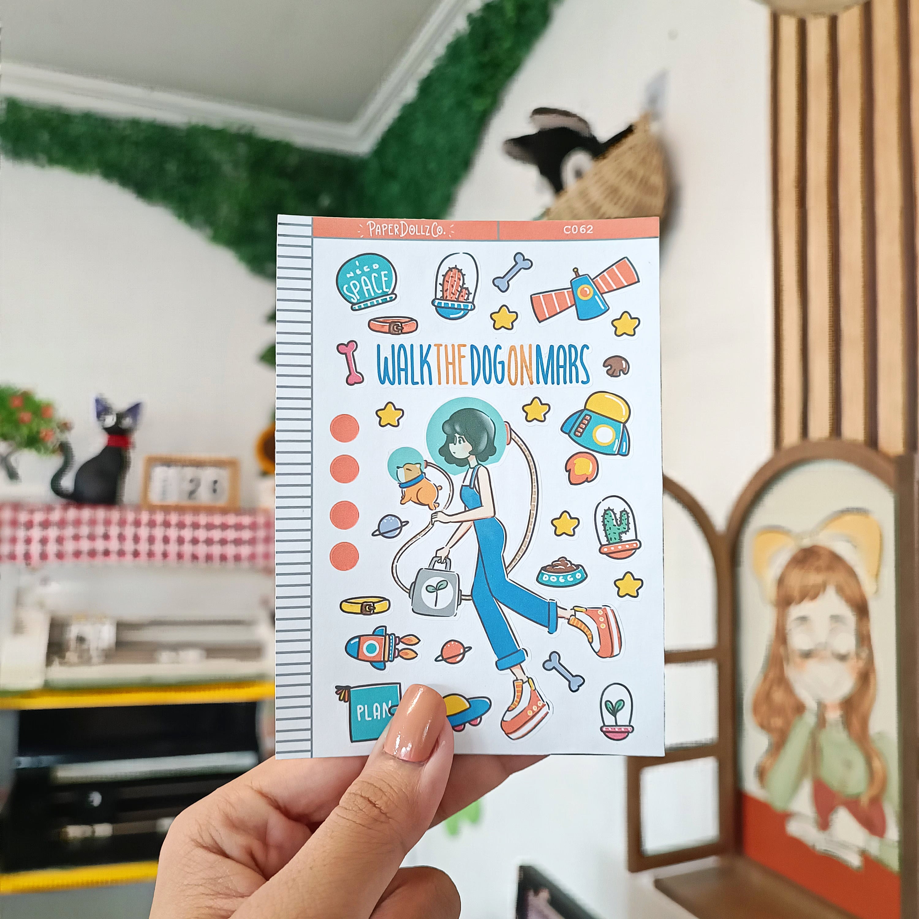 Walking the Dog | Collection Sticker | C062