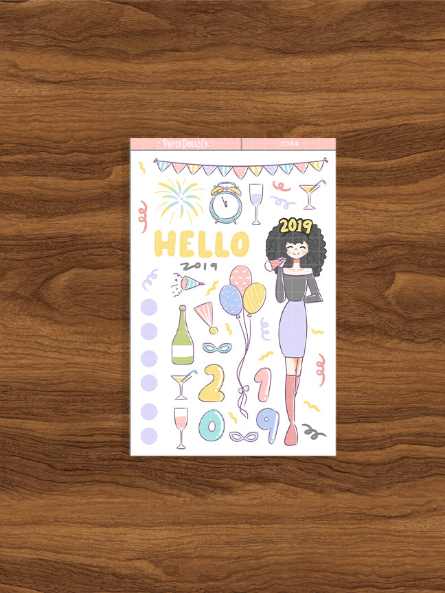 2019 New Year | Collection Sticker | C064