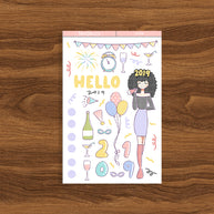 2019 New Year | Collection Sticker | C064