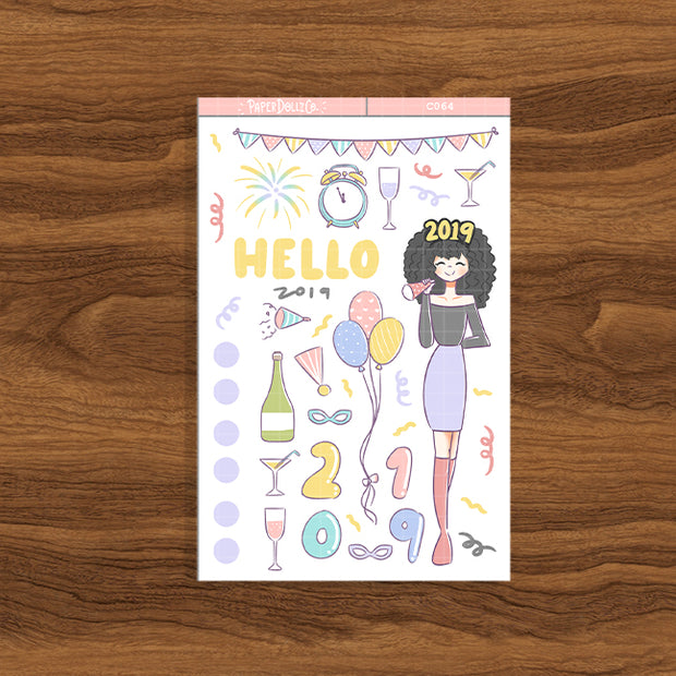 2019 New Year | Collection Sticker | C064