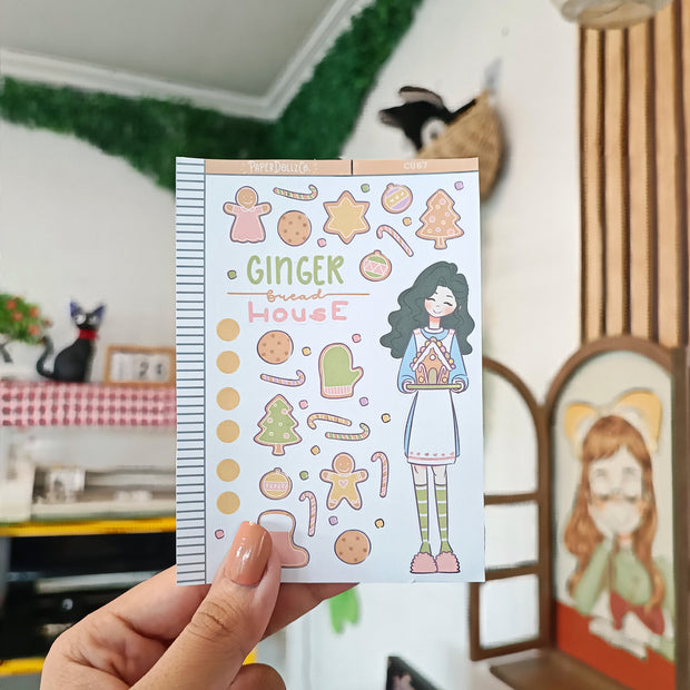 Gingerbread House | Collection Sticker | C067