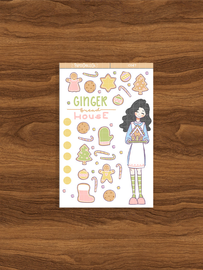 Gingerbread House | Collection Sticker | C067