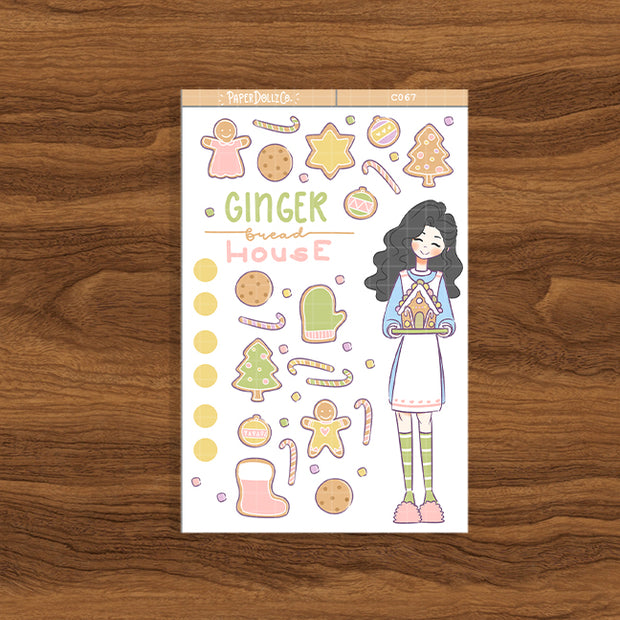 Gingerbread House | Collection Sticker | C067
