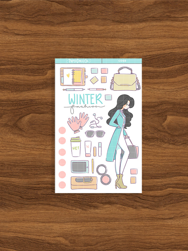 Winter Fashion | Collection Sticker | C068