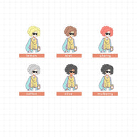 Winter Street Fashion | Collection Sticker | C070
