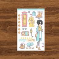 Winter Street Fashion | Collection Sticker | C070