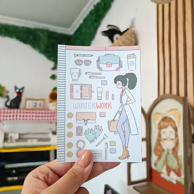 Winter Work | Collection Sticker | C071