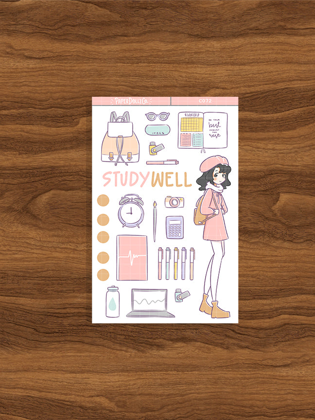 Study Well | Collection Sticker | C072