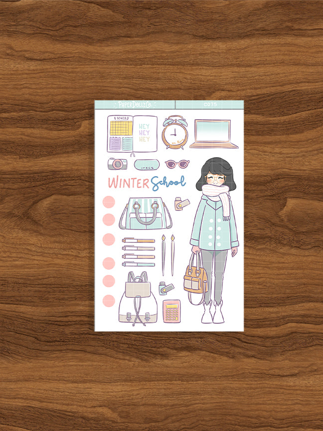 Winter School | Collection Sticker | C075