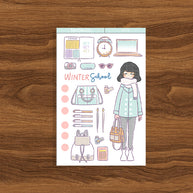 Winter School | Collection Sticker | C075