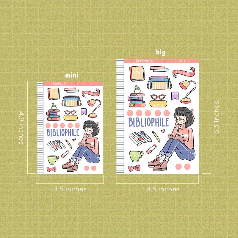 Bibliophile | Time to Unwind | Collection Stickers | C076