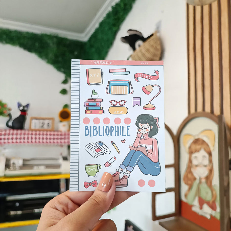 Bibliophile | Time to Unwind | Collection Stickers | C076