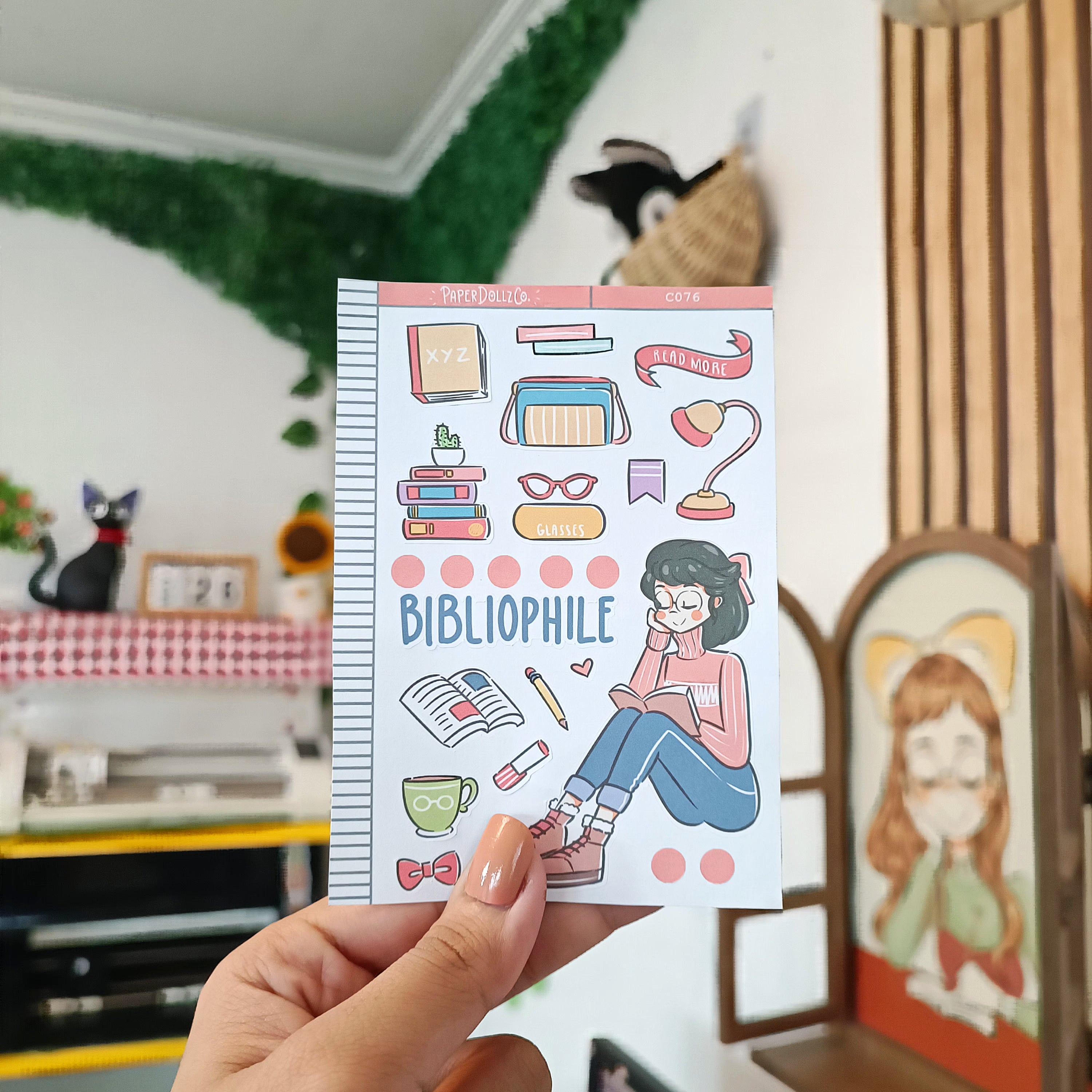 Bibliophile | Time to Unwind | Collection Stickers | C076