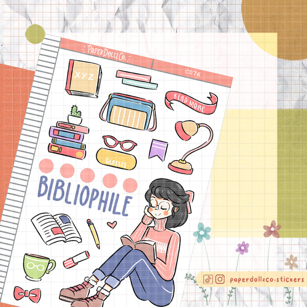 Bibliophile | Time to Unwind | Collection Stickers | C076