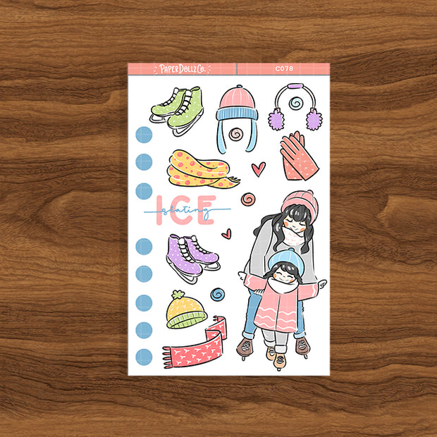 Ice Skating | Collection Sticker | C078