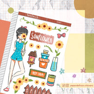 Sunflower | Flower Pop | Collection Stickers | C097