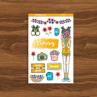 Pansy | Floriography | Collection Stickers | C100
