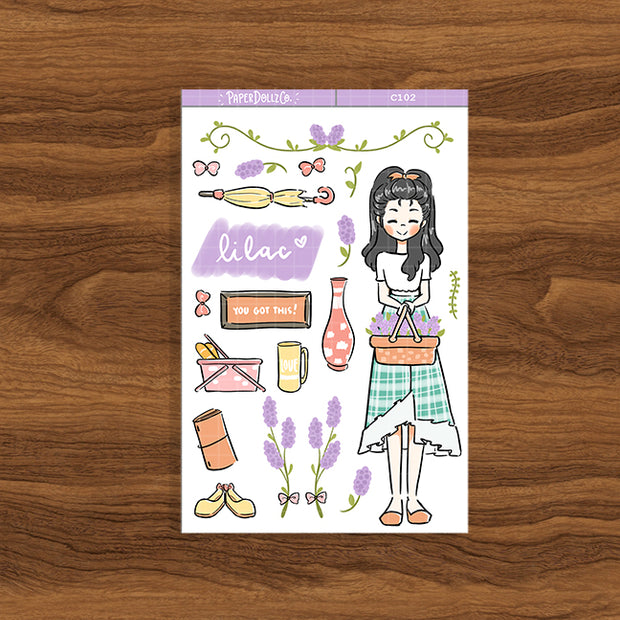 Lilac | Floriography | Collection Stickers | C102