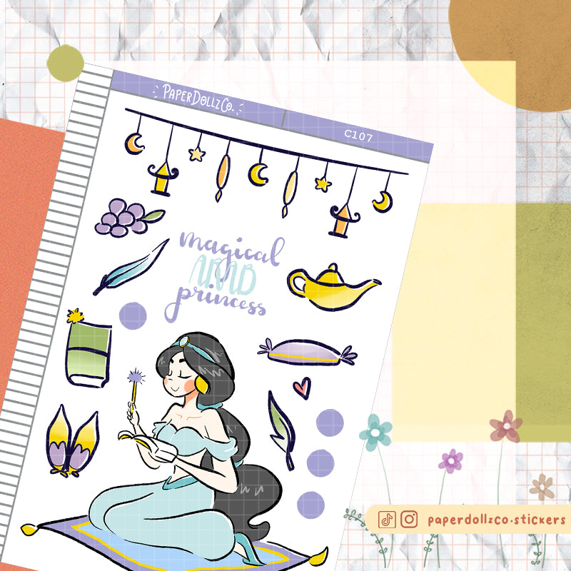 Magical Arab Princess | Her Majesty | Collection Sticker | C107