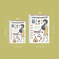 Native American Lady | The Planning Princess | Collection Sticker | C110
