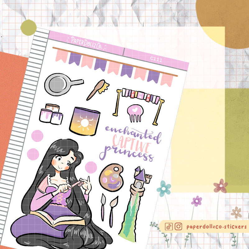 Enchanted Captive Princess | The Planning Princess | Collection Sticker | C111