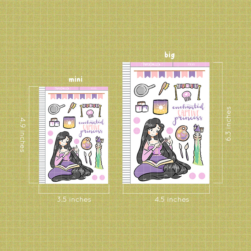 Enchanted Captive Princess | The Planning Princess | Collection Sticker | C111