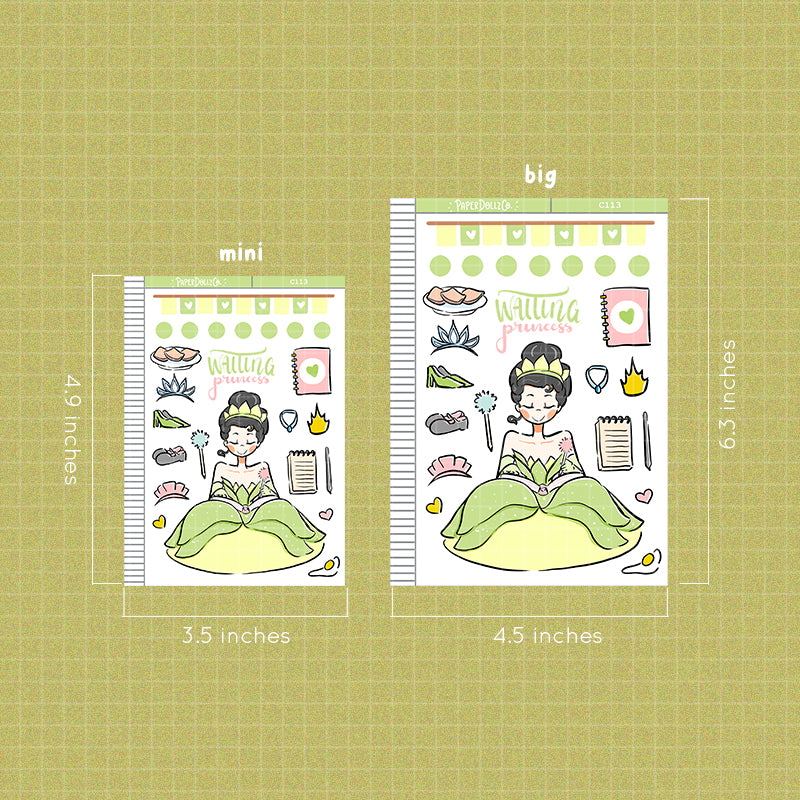 Waiting Princess | The Planning Princess | Collection Sticker | C113