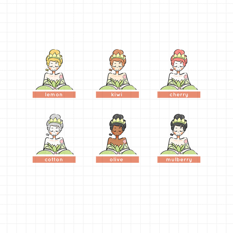 Waiting Princess | The Planning Princess | Collection Sticker | C113